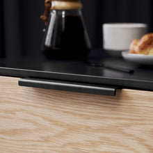 Load image into Gallery viewer, Edge Brushed Matt Black &quot;Artisan&quot; Drawer Pulls
