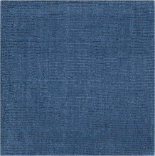 Carregar imagem no visualizador da galeria, Brockton Solid Blue Wool Rug
