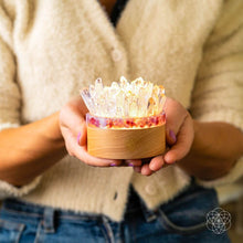 Carregar imagem no visualizador da galeria, Find My Peace - Quartz &amp; Tourmaline Lamp of Blooming Tranquility
