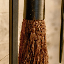 Load image into Gallery viewer, 4 Piece Black Iron Fireplace Tool Set
