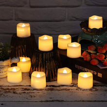Carregar imagem no visualizador da galeria, Flameless LED Candle Light – Warm White, Timed Light with Flashing Mode
