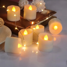 Carregar imagem no visualizador da galeria, Flameless LED Candle Light – Warm White, Timed Light with Flashing Mode
