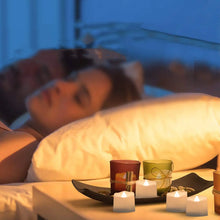 Carregar imagem no visualizador da galeria, Flameless LED Candle Light – Warm White, Timed Light with Flashing Mode
