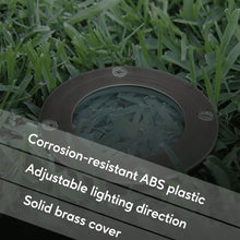 Carregar imagem no visualizador da galeria, Flat Top In Ground Well Light Body and Brass Decorative Cover
