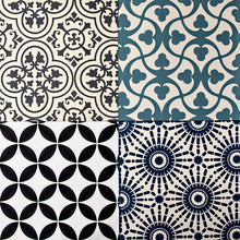 Load image into Gallery viewer, Floor Tile Moroccan - Mesh Stencil 12x12
