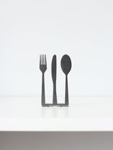 Carregar imagem no visualizador da galeria, Fork Knife Spoon Kitchen Cookbook Bookend

