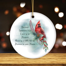 Cargar imagen en el visor de la galería, Christmas in Heaven Sentimental Memorial Quote Ceramic Ornament Bundle
