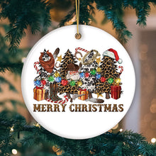 Cargar imagen en el visor de la galería, Festive Western Cowboy Christmas Ornament Bundle with Plaid Boots, Guns, and Cactus
