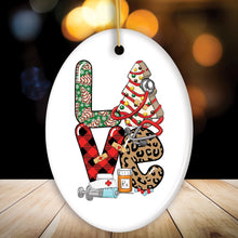 Load image into Gallery viewer, Santa&#39;s Favorite Nurse Christmas Ornament Bundle Set of Four
