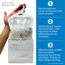 Load image into Gallery viewer, Four Pack Boat Dehumidifier Hanging Bags
