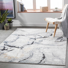 Load image into Gallery viewer, Fremantle Gray Marble Rug
