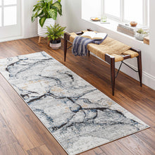 Load image into Gallery viewer, Fremantle Gray Marble Rug

