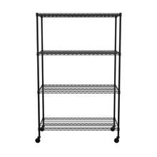 Load image into Gallery viewer, 24&quot; x 48&quot; x 72&quot; 4-Tier Wire Rack
