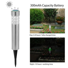 Load image into Gallery viewer, Garden Solar Lamps with RGB Lighting and Stainless Steel Build
