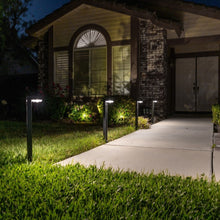 Load image into Gallery viewer, German Osram Pro-Line Bollard Solar Lights® V4 | 100LM | Aluminum / Glass | 2-Pack
