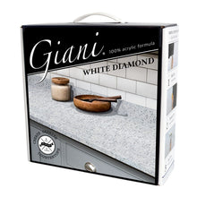 Carregar imagem no visualizador da galeria, Giani Inc. Countertop Paint 100% Acrylic Giani Granite 2.0 - White Diamond Countertop Kit
