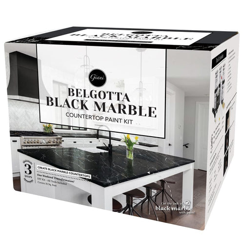 Giani Inc. Countertop Paint Giani Belgotta Black Marble Countertop Paint Kit