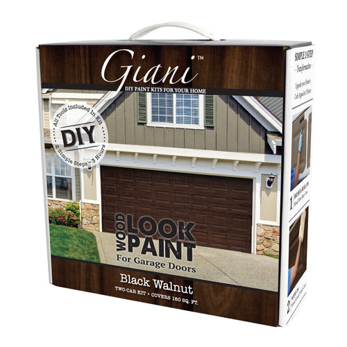 Giani Inc. Door Paint Giani Black Walnut Wood Look Kit for Garage Doors