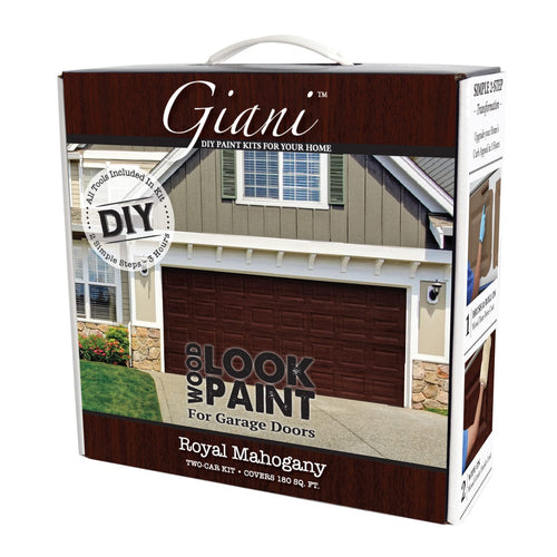Giani Inc. Door Paint Giani Royal Mahogany Wood Look Kit for Garage Doors