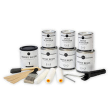 Load image into Gallery viewer, Giani Inc. Giani White Glass Countertop Paint Kit
