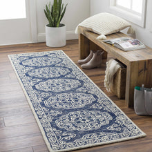 Load image into Gallery viewer, Glenoma Blue Regency Wool Rug
