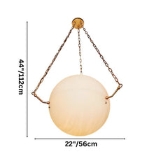 Carregar imagem no visualizador da galeria, Globus Alabaster Pendant Light
