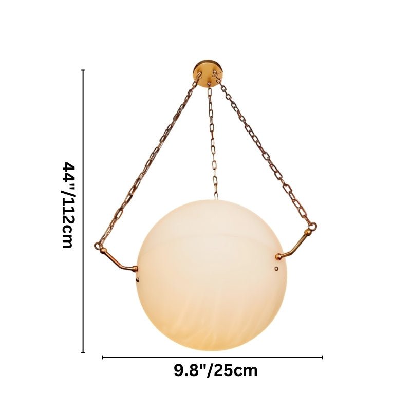 Globus Alabaster Pendant Light