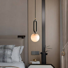Load image into Gallery viewer, Gong Alabaster Pendant Light
