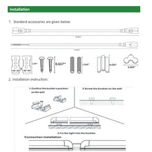 Cargar imagen en el visor de la galería, T8 Integrated 8ft LED Shop Lights Triac Dimmable- 60W with 6500K and 8400 Lumens, 100V-277V- Linkable LED Fixture
