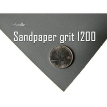 Carregar imagem no visualizador da galeria, 1200 Grit Sandpaper Sheets – 25 Pack, 9x11 in, Wet or Dry Use
