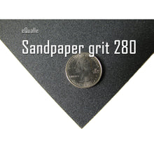 Carregar imagem no visualizador da galeria, 280 Grit Sandpaper Sheets – 10 Pack, 9x11 in, Wet or Dry Use
