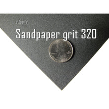 Carregar imagem no visualizador da galeria, 320 Grit Sandpaper Sheets – 25 Pack, 9x11 in, Wet or Dry Use

