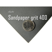 Carregar imagem no visualizador da galeria, 400 Grit Sandpaper Sheets – 25 Pack, 9x11 in, Wet or Dry Use
