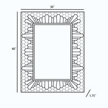 Load image into Gallery viewer, Garner Mosaic Framed Mirror
