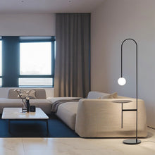 Cargar imagen en el visor de la galería, Gurnal Floor Lamp with Side Table
