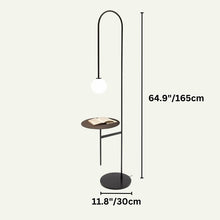 Carregar imagem no visualizador da galeria, Gurnal Floor Lamp with Side Table
