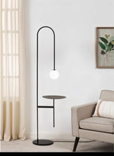 Cargar imagen en el visor de la galería, Gurnal Floor Lamp with Side Table
