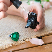 Load image into Gallery viewer, Hamsa Hand of Safe Travels: Aromatherapy Crystal Car Kit
