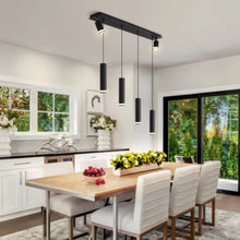 Load image into Gallery viewer, Hanging Light for Modern Kitchen Island with Adjustable Aluminum Spotlights
