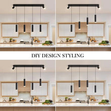 Load image into Gallery viewer, Hanging Light for Modern Kitchen Island with Adjustable Aluminum Spotlights
