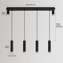 Load image into Gallery viewer, Hanging Light for Modern Kitchen Island with Adjustable Aluminum Spotlights
