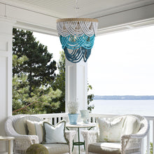 Load image into Gallery viewer, Hatfield 4-Light Bohemia Style Wood Beaded Chandelier

