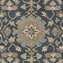 Carregar imagem no visualizador da galeria, Caesar 1154 Navy Wool Rug

