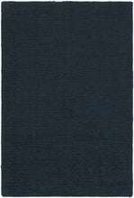 Carregar imagem no visualizador da galeria, Brockton Solid Dark Blue Wool Rug
