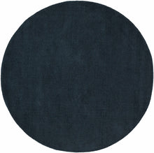 Carregar imagem no visualizador da galeria, Brockton Solid Dark Blue Wool Rug
