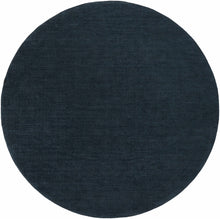 Carregar imagem no visualizador da galeria, Brockton Solid Dark Blue Wool Rug
