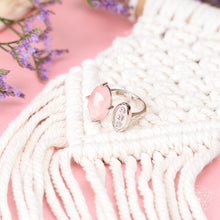 Load image into Gallery viewer, I Am Resilient: 333 Angel Number Silver Ring of Celestial Support
