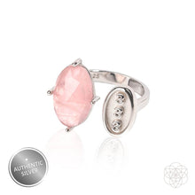 Load image into Gallery viewer, I Am Resilient: 333 Angel Number Silver Ring of Celestial Support
