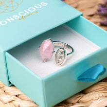 Load image into Gallery viewer, I Am Resilient: 333 Angel Number Silver Ring of Celestial Support
