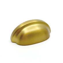Load image into Gallery viewer, Dark Brushed Gold &quot;Baron&quot; Cup Pull and Knobs
